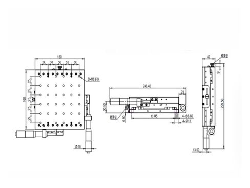 Manual Fine-Adjustment XY-Axis Translation Stage LSD-160402R-M6 Precision Angle Platform Original in Saudi Arabia