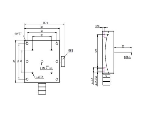 طاولة إمالة دوارة دقيقة LSD-BDWL-606040R منصة زاوية دقيقة أصلية in Saudi Arabia