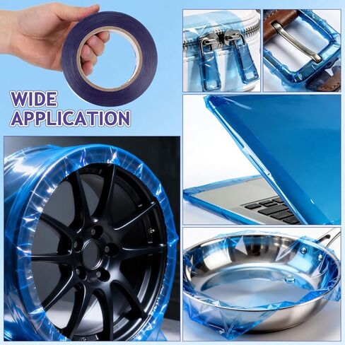 Cabilock 1 Roll PE Wheel Rim Protection Film Tape, High Adhesion Rim Scratch Guard Tape for Tire Installation, Enhanced Protection in Saudi Arabia
