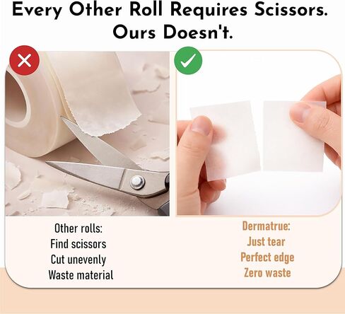Extra Large Hydrocolloid Roll 2" x 20ft with Easy-Tear Perforations + 120 Precut Pimple Patches – Hydrocolloid Bandage Tape, Ultra Absorbent, Water Proof, Wound Care, Hydrocolloid Dressing in Saudi Arabia