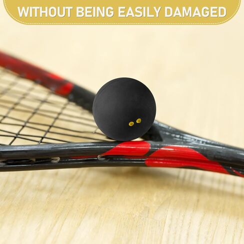 كرة اسكواش مطاطية صغيرة ذات نقطة واحدة من BESPORTBLE، كرة مضرب مرنة خفيفة الوزن للتدريب والمنافسة للمبتدئين in Kuwait