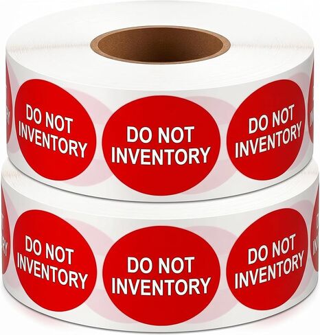 Zhanmai 2000 Pcs Do Not Inventory Labels Stickers Red 1.5 Inch for Warehouses Stockrooms Inventory Control and Order Management in Saudi Arabia