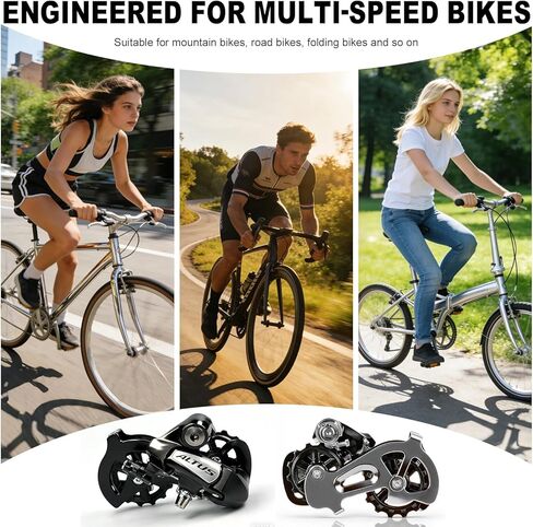دراجة VERKSTAD الخلفية Derailleur Altus RD-M310 7/8 سرعة Derailleur مثبتة مباشرة للجبال والطرق والتجول ودراجة الركاب والدراجة الإلكترونية in Kuwait