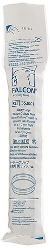 BD 353001 Falcon Easy-Grip Clear Polystyrene Cell Culture Dish, 35mm Diameter x 10mm Height, 2.5-3.0mL Capacity (Case of 500) in Saudi Arabia