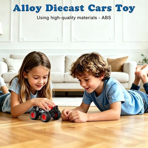 1/45 Big Wheel McQueen and his Friends Metal Toy car,Friction Driven car Toy,4 Pack in Saudi Arabia