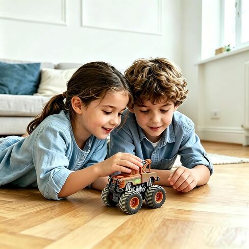 1/45 Big Wheel McQueen and his Friends Metal Toy car,Friction Driven car Toy,4 Pack in Saudi Arabia