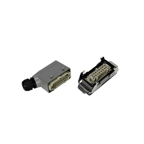 HDC HE 16-pin Industrial Connector Plug-in 16A Top/Side 6-pin Rectangular Screw Terminal(Top Entry) in Saudi Arabia