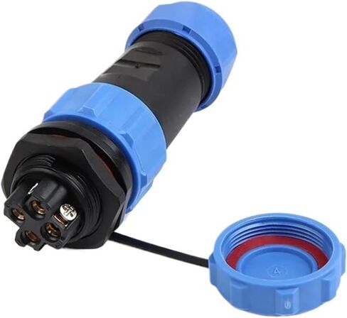 LP/SP21 Nut/Flange/Butt Connector 2/3/4/5/6/7 Pin Female Male Socket(Docking Type,1 SET_3P) in Saudi Arabia
