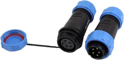 LP/SP21 Nut/Flange/Butt Connector 2/3/4/5/6/7 Pin Female Male Socket(Docking Type,1 SET_3P) in Saudi Arabia