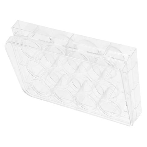 10 قطع من STOBAZA صينية تفاعل لوحة ثقافة الخلايا عالية الشفافية للتجارب المعملية، تصميم مسطح من الأسفل مع غطاء لثقافة الأنسجة والتوافق الواسع in Kuwait