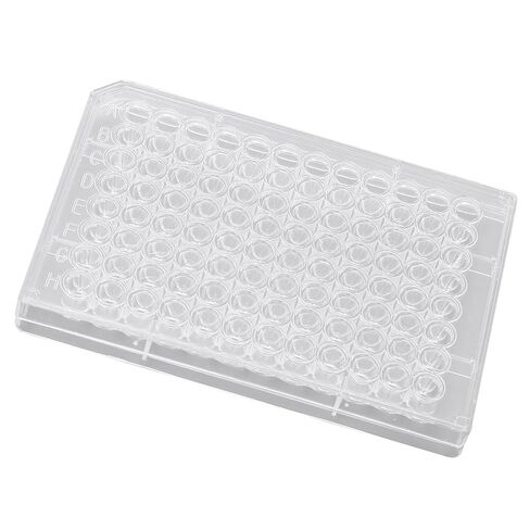 Polystyrene Tissue Culture 10pcs Tissue Culture Plate 96 Well Clear Polystyrene Cell Growth Culture Plate with Plastic Lid for Laboratory Biological Room (V Shaped Bottom) in Saudi Arabia
