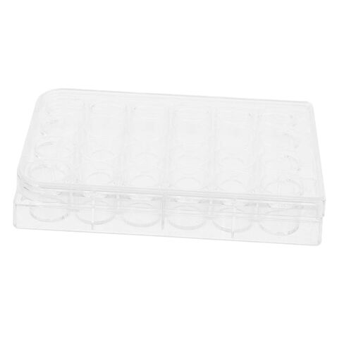 Tissue Culture Plate Lid 6-Hole Reaction Cell Culture Tray for Lab Experiments Sturdy Lab Equipment in Saudi Arabia