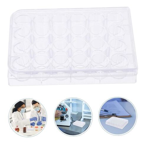 Tissue Culture Plate Lid 6-Hole Reaction Cell Culture Tray for Lab Experiments Sturdy Lab Equipment in Saudi Arabia