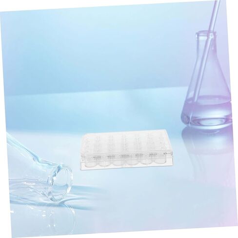 2pcs 24-Well Cell Culture Plates Lid Deep and Shallow Equipment for Tissue Culture Laboratory Use in Saudi Arabia