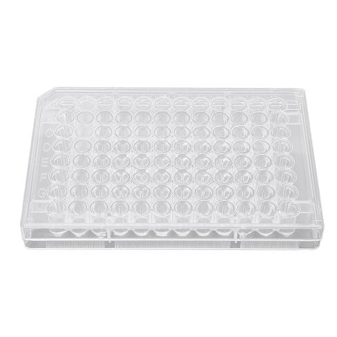 Polystyrene Tissue Culture 10pcs Tissue Culture Plate 96 Well Clear Polystyrene Cell Growth Culture Plate with Plastic Lid for Laboratory Biological Room (Flat Bottom) in Saudi Arabia