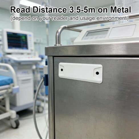 علامة UHF RFID المضادة للمعادن، ABS، 70 مم × 25 مم × 5 مم | إدارة الأصول والمستودعات الخارجية | فحص معدات الطاقة | متين، مقاوم للماء، مقاوم للأشعة فوق البنفسجية in Kuwait