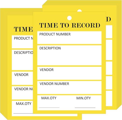 150Pcs Time to Reorder Tags Warehouse Inventory Cards 2.5x3.5 Inch-Inventory Control Tag Card for Organization Tag Business Inventory Management in Saudi Arabia