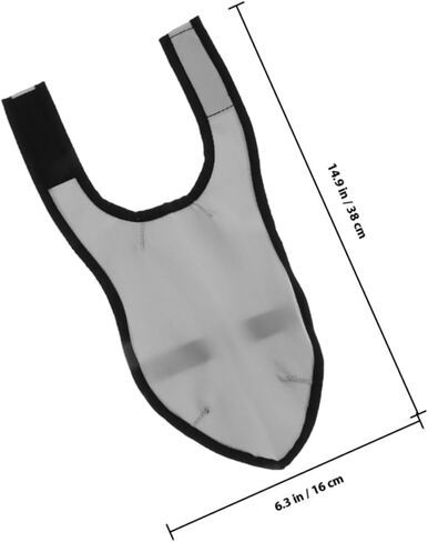 DOITOOL Reusable Non-slip Barber Shoe Covers, Breathable Large Size Hair Stylist Shoe Protectors for Indoor Salon and Outdoor Use, 2 Pairs Gray Overshoes Preventing Hair and Debris in Saudi Arabia