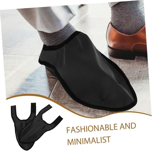 DOITOOL Reusable Non-slip Barber Shoe Covers, Breathable Large Size Hair Stylist Shoe Protectors for Indoor Salon and Outdoor Use, 2 Pairs Gray Overshoes Preventing Hair and Debris in Saudi Arabia
