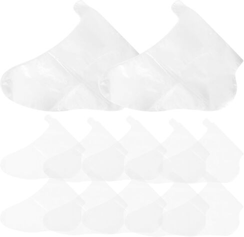 OSALADI 200pcs Disposable Foot Gloves and Pedicure Covers Ears for Feet Care Moisturizing Soaking Protection Suitable for Skating Skiing and Shoe Fitting in Saudi Arabia
