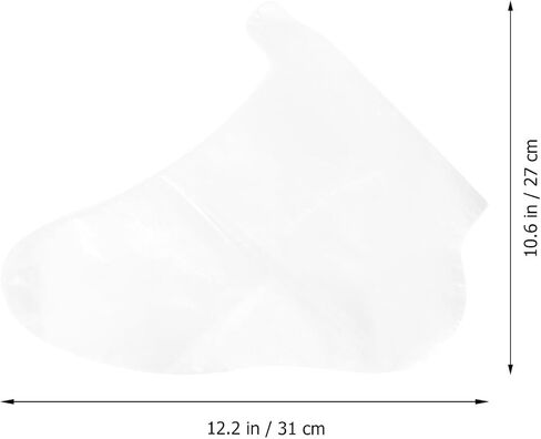 OSALADI 200pcs Disposable Foot Gloves and Pedicure Covers Ears for Feet Care Moisturizing Soaking Protection Suitable for Skating Skiing and Shoe Fitting in Saudi Arabia
