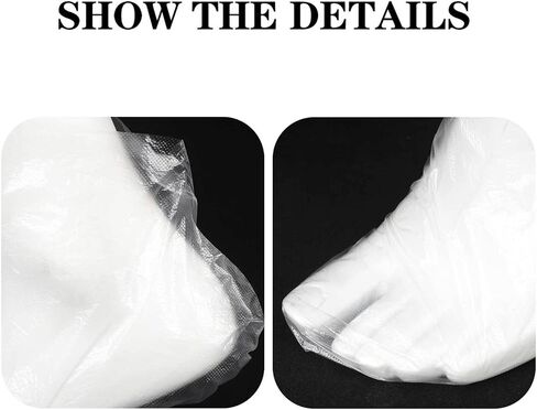 OSALADI 200pcs Disposable Foot Gloves and Pedicure Covers Ears for Feet Care Moisturizing Soaking Protection Suitable for Skating Skiing and Shoe Fitting in Saudi Arabia
