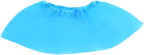 VBESTLIFE 100Pcs Disposable Shoe Covers, Non Woven Thick Breathable Wear Resist Anti Slip Anti Static, with Elastic Band for Medical Indoor Carpet Floor (As Shown) in Saudi Arabia