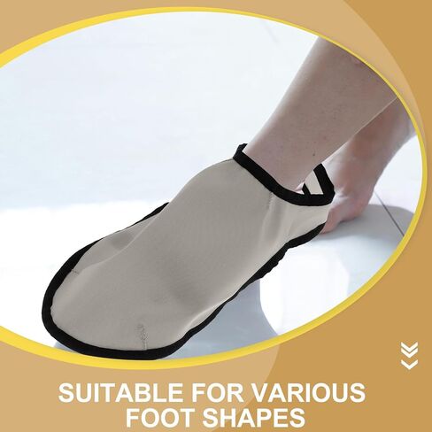 MAGICLULU Hairdressing Shoes Covers Large Breathable Non-slip Protector for Stylists, Barber Shoe Cape with Anti-cut Fabric for Hair Salon Use, 1 Pair in Saudi Arabia