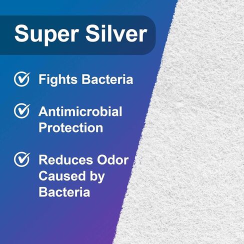 ضمادة جروح ألجينات الكالسيوم الفضية من AG، مقاس 2 × 2 بوصة - 10 وسادات معقمة وغير لاصقة وعالية الامتصاص لإفرازات الجروح - جيدة للقرحة والتمزقات والسحجات والحروق الطفيفة in Kuwait