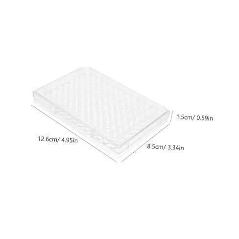 Zerodeko 2pcs Disposable Cell Culture Plates Plastic Tissue Culture Plate Lids Lab Equipment in Saudi Arabia