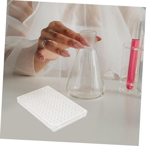Zerodeko 2pcs Disposable Cell Culture Plates Plastic Tissue Culture Plate Lids Lab Equipment in Saudi Arabia