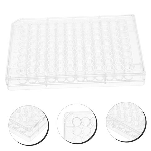 Zerodeko 2pcs Disposable Cell Culture Plates Plastic Tissue Culture Plate Lids Lab Equipment in Saudi Arabia