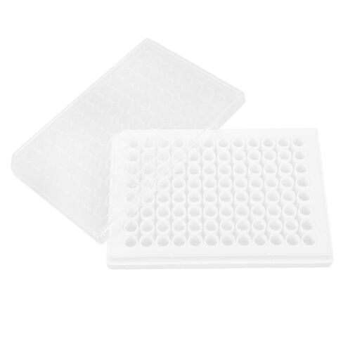 96Holes Tissue Culture Plate with Lid Laboratory Culture Tray for Cell Growth Easy to Clean Flat Surface for Observation for Various Cell Types in Saudi Arabia