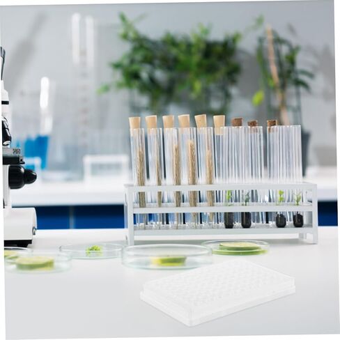 96Holes Tissue Culture Plate with Lid Laboratory Culture Tray for Cell Growth Easy to Clean Flat Surface for Observation for Various Cell Types in Saudi Arabia