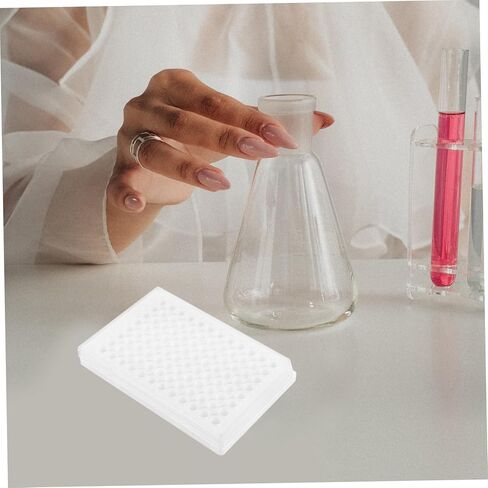 96Holes Tissue Culture Plate with Lid Laboratory Culture Tray for Cell Growth Easy to Clean Flat Surface for Observation for Various Cell Types in Saudi Arabia