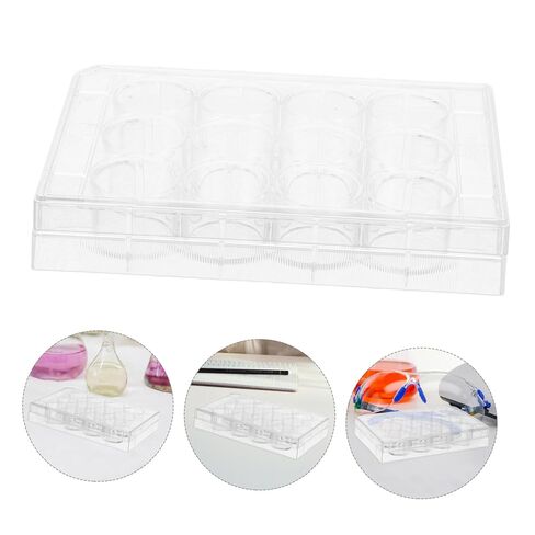 طبق زراعة الأنسجة Luxshiny طبق زراعة الخلايا المعملية لمراقبة نمو الخلايا، صينية زراعة الأنسجة سهلة الاستخدام لتطبيقات البحث in Kuwait