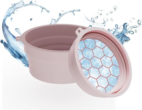 Silicone Foldable Face Bowl Ice Bath Face Basin MultiPurpose Beauty Wash Basin for Skincare Travel Friendly in Saudi Arabia