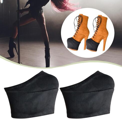 Vaveren Pole Dance Shoes Protectors for Pole Dance,Professional High Resistance Accessories for All Dancers Cover Non Slip Shoe Socks, XL in Saudi Arabia