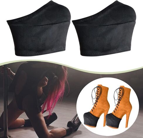 Vaveren Pole Dance Shoes Protectors for Pole Dance,Professional High Resistance Accessories for All Dancers Cover Non Slip Shoe Socks, XL in Saudi Arabia