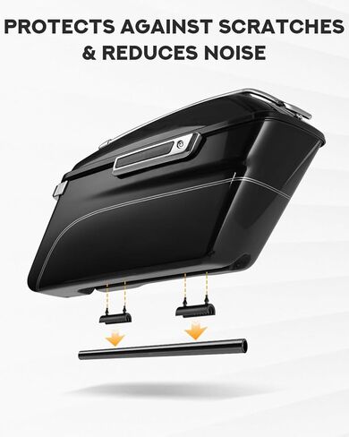 PBYMT Hard Saddlebag Rubber Grommets & Support Cushions Mounts Compatible for Harley Davidson Touring Street Glide Elctra Glide Road Glide Road King 2014-2023 in Saudi Arabia