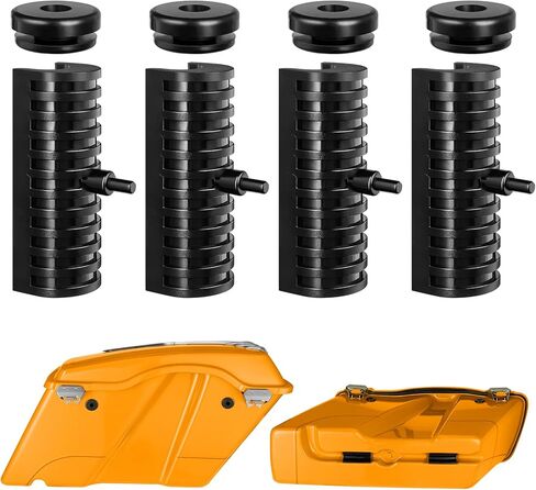 PBYMT Hard Saddlebag Rubber Grommets & Support Cushions Mounts Compatible for Harley Davidson Touring Street Glide Elctra Glide Road Glide Road King 2014-2023 in Saudi Arabia