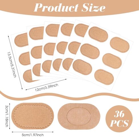 36 Pcs Bunion Cushions, Corn Cushions Patches, Soft Bunion Pads to Wear with Shoes, Callus Pads for Feet & Heel, Self-Adhesive Corn Protectors for Pain Relief for Women Men in Saudi Arabia