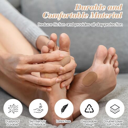 36 Pcs Bunion Cushions, Corn Cushions Patches, Soft Bunion Pads to Wear with Shoes, Callus Pads for Feet & Heel, Self-Adhesive Corn Protectors for Pain Relief for Women Men in Saudi Arabia