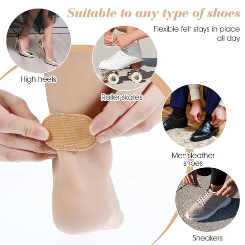 36 Pcs Bunion Cushions, Corn Cushions Patches, Soft Bunion Pads to Wear with Shoes, Callus Pads for Feet & Heel, Self-Adhesive Corn Protectors for Pain Relief for Women Men in Saudi Arabia