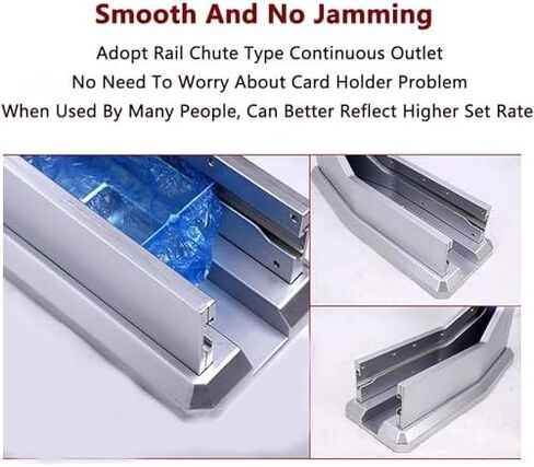 Automatic Shoe Cover Dispenser - Portable Overshoes Machine with Handrail, No Electricity Required,for Home, Office, and Factory Use in Kuwait