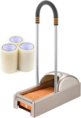 Automatic Shoe Film Machine, Disposable Shoes Film Dispenser with 3 Rolls of 1500 Pieces, Anti Slip and Cut Perfectly in Saudi Arabia