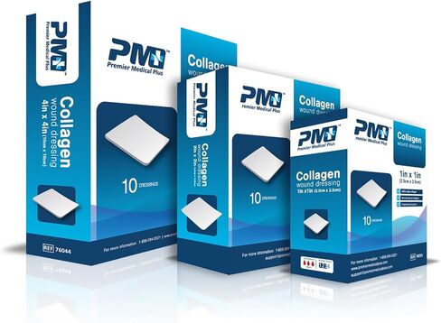 Premier Medical Collagen Wound Dressing 2 in x 2 in (10 Dressings) in Saudi Arabia
