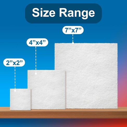 ضمادات الجروح بالكولاجين مقاس 10.16 سم × 10.16 سم - 30 وسادة كولاجين للحروق والخدوش والبثور والمزيد - من أجل الحد الأدنى من الإفرازات الثقيلة والجروح الجزئية إلى الجروح ذات السُمك الكامل in Kuwait