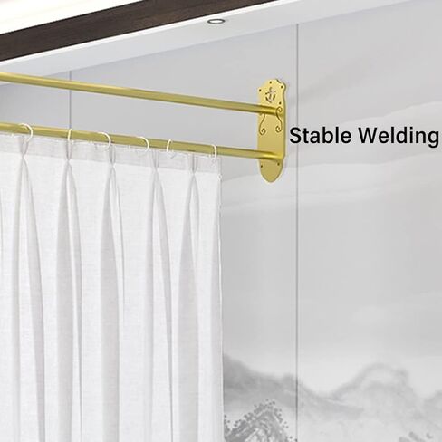 This Room Divider Semi Sheer Curtains, Light-transmitting Privacy Curtain, U-Shaped Long Support Rod, Beauty Salon Partition Curtain, for Beauty Salons, Clinic, Shared Bedroom (Color : Brown in Saudi Arabia