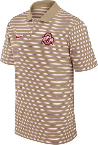 Nike Men's NCAA Athletic Prep Striped Dri-Fit Polo in Saudi Arabia